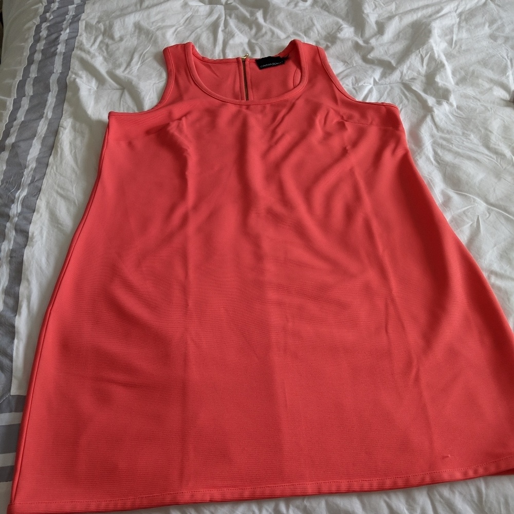 Cynthia Rowley Coral Pink Mini Dress